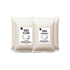 Combo dulce y salado EGEA #1: Sal común + Azúcar blanca