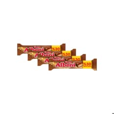Barra de chocolate con caramelo Ülker Albeni ( 4 x 52 g / 1.83 oz)