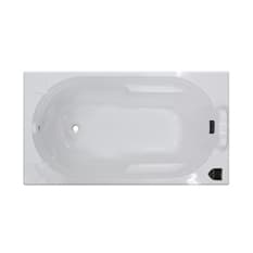 Bañera acrílica rectangular color blanco Zeric Modelo SFS-2