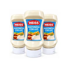 Mayonesa con ajo Heiss (3 x 260 g / 9.17 oz)