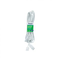 Extensión eléctrica de 7.6 m color blanca para interiores Troen