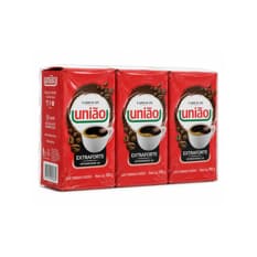 Café tostado y molido extra fuerte União (3 x 500 g / 1.1 lb)