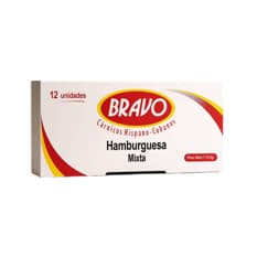 Hamburguesa mixta de cerdo y ave Bravo (1.14 kg / 2.51 lb)