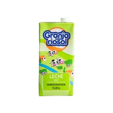 Leche UHT semidesnatada Granja Riosol (1 L)