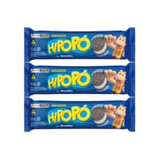 Galletas con relleno sabor vainilla Hipopó (3 x 80 g / 2.82 oz)