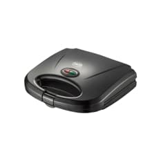 Sandwichera eléctrica antiadherente de color negro TATO H103
