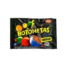 Dulces confitados sabor a chocolate Botonetas Best (9 g)