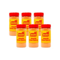 Colorante amarillo Badia (6 x 49.6 g / 1.75 oz)