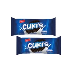 Galletas tipo sándwich de cacao con relleno sabor vainilla Cuki´s Delizola (2 x 36 g / 1.27 oz)