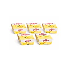 Yogur pasteurizado sabor a vainilla Yogu+ Feiraco (20 x 125 g / 4.40 oz)