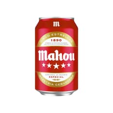 Cerveza Cinco Estrellas Mahou (330 ml)