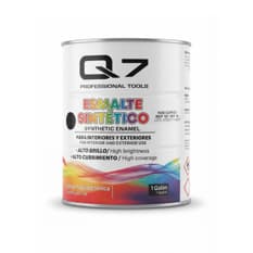 Esmalte sintético para interiores y exteriores color negro Q7 Professional Tools (4 L)