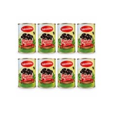Combo Frijoles negros cocidos Sabrosísimo (8 x 400 g / 14.11 oz)
