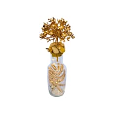 Lámpara decorativa en forma de botella con árbol dorado Torbex