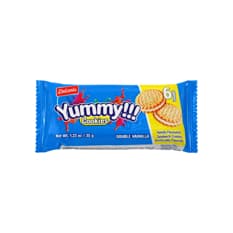 Galletas sándwich de vainilla rellenas de crema sabor a vainilla Delizola (35 g / 1.23 oz)