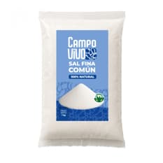 Sal fina común Campo Vivo (1 kg / 2.2 lb)