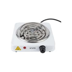 Cocina eléctrica 1 quemador en espiral color blanco Iunke 1000 W