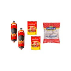 Combo mixto (pollo, picadillo y jamonilla)