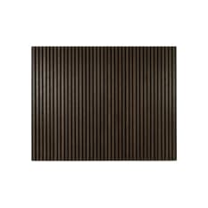 Listones de panel decorativo color marrón oscuro LMC (10 U)
