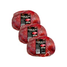 Carne de res de primera La Estelar (3 x 1 kg / 2.2 lb)