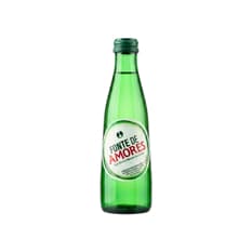 Agua mineral natural gasificada Fonte de Amores (250 ml / 8.45 fl oz)