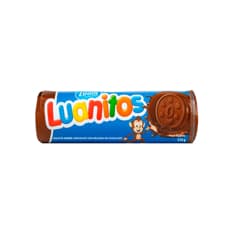 Galletas sabor chocolate rellenas sabor chocolate Luanitos Luam (110 g / 3.8 oz)
