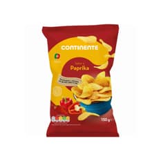 Patatas fritas onduladas sabor pimentón Continente (150 g / 5.29 oz)