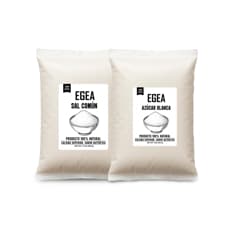 Combo dulce y salado EGEA: Sal común + Azúcar blanca