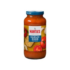 Salsa para pasta con ajo y hierbas Mantia's (680 g / 1.49 lb)