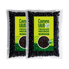 Frijoles negros Campo Vivo (2 x 1 kg / 2.2 lb)