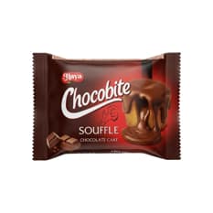 Pastel Souffle relleno y cubierto de crema de chocolate Chocobite Haya (45 g / 1.58 oz)