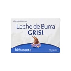 Jabón natural de tocador hidratante leche de burra Grisi (125 g / 4.41 oz)