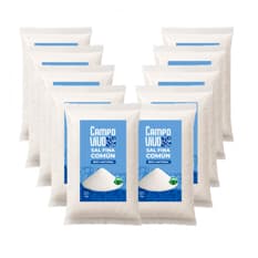 Sal fina común Campo Vivo (10 x 1 kg / 2.2 lb)