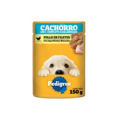 Alimento pollo en filetes para perro cachorro Pedigree (150 g / 5.29 oz)
