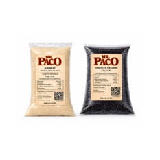 Arroz blanco grano largo Mr. Paco (5 kg / 11 lb) + Frijoles negros Mr. Paco (5 kg / 11 lb)