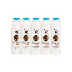 Champú brasileño a base de aceite de argan sin sal NT (5 x 300 ml / 10.58 fl.oz)