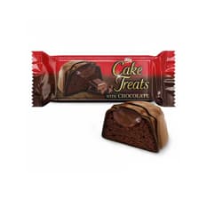 Pastel de cacao cubierto con chocolate con leche Cake Treats Bifa (35 g / 1.23 oz)