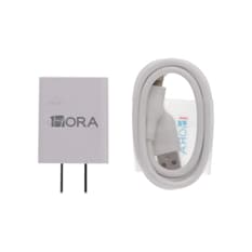 Cargador blanco de 12W cable IP 2.4A 1Hora GAR143