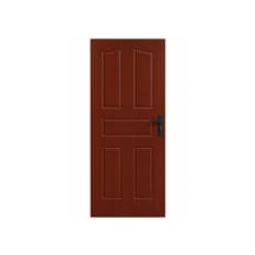 Puerta de color caoba rojizo oscuro 210 cm x 80 cm Ruden