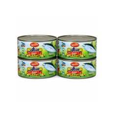 Combo Trozos de atún en aceite Sabrosísimo (4 x 1 kg / 2.2 lb)