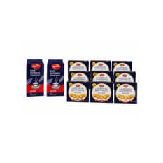 Combo Café espresso tostado y molido premium Sabrosísimo (2 x 250 g / 8.81 oz) + Galletas de mantequilla Sabrosísimo (9 x 72 g / 2.54 oz)