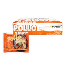 Sopa instantánea de fideos sabor pollo Marwa (24 x 85 g / 3 oz)