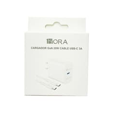 Cargador blanco 20 W 1Hora GAR153