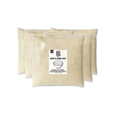 Arroz de grano largo Cosecha Real (5 x 4.54 kg / 10 lb)