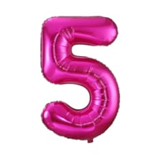 Globo rosado número 5 Balloon (32 pulgadas)