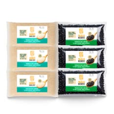 Combo de granos y legumbres Cosecha Real #4: Arroz de grano largo + Frijoles negros