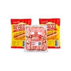 Salchichas de pollo + Lomo de cerdo ahumado lasqueado