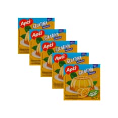 Gelatina sabor maracuyá (5 x 20 g / 0.7 oz)