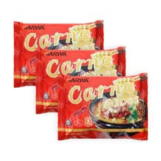 Sopa instantánea de fideos sabor carne Marwa (3 x 85 g / 3 oz)