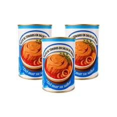Filete de túnidos en salsa de tomate Valcatá SURL (3 x 400 g / 14.11 oz)
